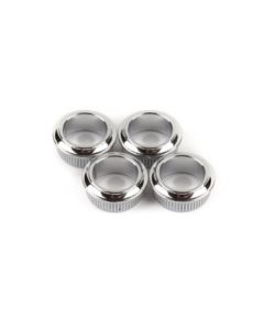 Genuine Fender Set of (4) Chrome Mex Standard Bass Tuner/Tuning Machine Bushings