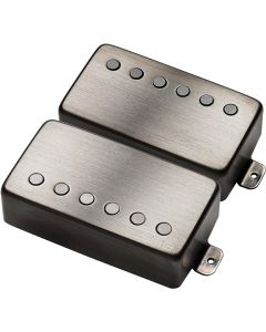 EMG JH James Hetfield Humbucker Guitar Pickup Set - BRUSHED BLACK CHROME