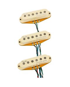 Genuine Fender GEN 4 Noiseless Stratocaster/Strat Guitar Pickup Set - AGED WHITE