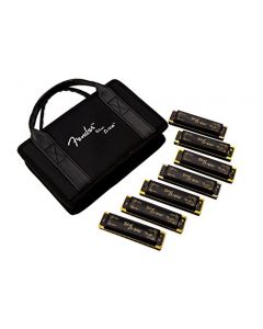 Fender Blues DeVille Harmonicas, Set of 7, Keys of A, Bb, C, D, E, F, G