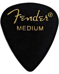 Fender 351 Classic Celluloid Guitar Picks - BLACK - MEDIUM - 144-Pack (1 Gross)