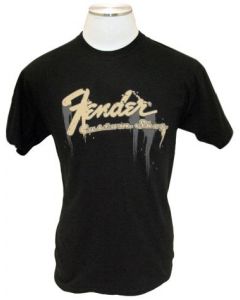 Genuine Fender Guitars Logo Taking Over Me Tee Men's T-Shirt - BLACK - M, MEDIUM