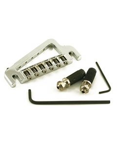 Hipshot 43100C Baby Grand 6-String Fixed Gibson Electric Guitar Bridge - CHROME