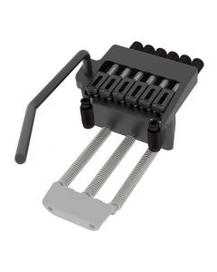 Hipshot 6-String Guitar Headless Tremolo Bridge, BLACK, 4HV600B-B