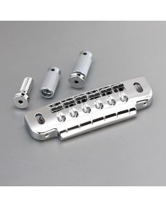 Gotoh 510UB Wraparound Guitar Bridge Tailpiece with Studs, Chrome