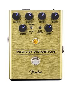 Genuine Fender Pugilist Distortion Electric Guitar Stomp Box Effects Pedal