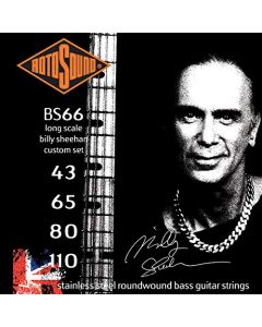 Rotosound Billy Sheehan Signature Custom Gauge Bass Strings - BS66, 43-110