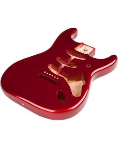 Fender Mexico Stratocaster SSS Vintage Bridge Mount Alder Body, CANDY APPLE RED