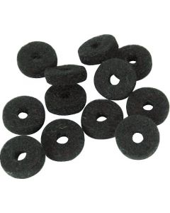 Genuine Fender Original Strap Button Black Felt Washers - Package of 12