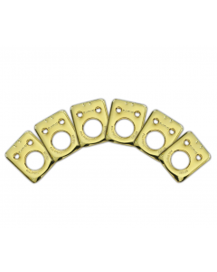 Graph Tech InvisoMatch Ratio Tuner Mounting Plates for Fender 2-Pin Hole - GOLD