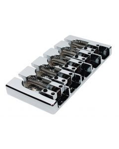 Hipshot A-Style FM3 5-String Aluminum Retrofit Fender Bass Bridge - CHROME