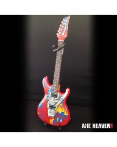 AXE HEAVEN Joe Satriani Signature Silver Surfer MINIATURE Guitar Display Gift