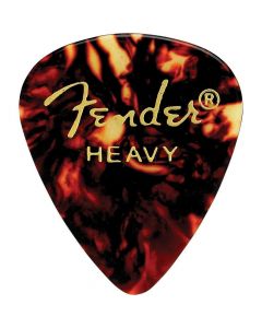 Fender 351 Classic Celluloid Guitar Picks - SHELL, HEAVY - 12-Pack (1 Dozen)