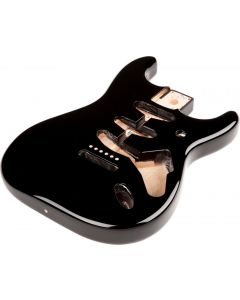 Fender Mexico Stratocaster/Strat SSS Vintage Bridge Mount Alder Body, BLACK