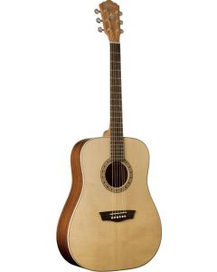 Washburn WD7S Harvest Series Dreadnought Acoustic Guitar - Natural Gloss