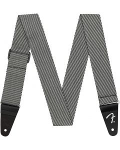 Genuine Fender 2" Modern Tweed Guitar Strap - White & Black - 099-1446-406