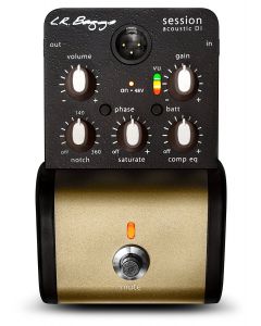 LR Baggs SESSION DI Acoustic Guitar Compression EQ DI Direct Box Preamp Pedal