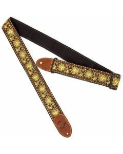 Genuine Gretsch "G" Brand Logo Guitar Strap - Yellow/Orange, 922-0060-102