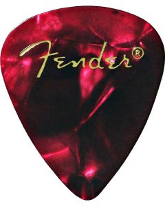 Fender 351 Premium Celluloid Guitar Picks - RED MOTO, MEDIUM 144-Pack (1 Gross)