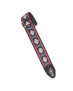 D'Andrea ACE 10 Vintage Reissue Snowflake Adjustable 2" Wide Guitar Strap