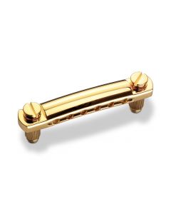 Schaller Germany Stop Tailpiece for STM/GTM Guitar Bridges - GOLD, 12050500