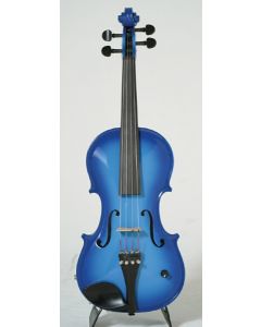 Barcus-Berry Vibrato-AE Acoustic-Electric Violin Outfit with Case - Blue