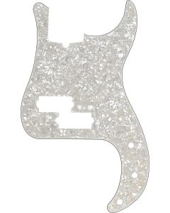 Genuine Fender Modern Standard Precision Bass Pickguard 13-Hole, Aged White Moto