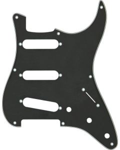 Genuine Fender 8-Hole '50s '57 Vintage-Style Black Stratocaster Pickguard, BLACK