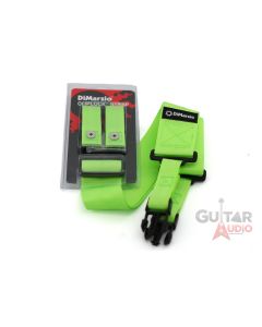 DiMarzio ClipLock Quick Release 2" Nylon Guitar Strap - NEON GREEN, DD2200GN