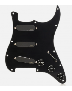 EMG DG20 David Gilmour Prewired/Loaded Pickguard Set, Total Eclipse Black