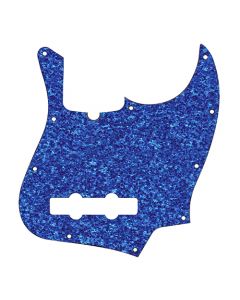 D'Andrea Pro Sparkle Pickguard for Fender Jazz/J-Bass - Blue Sparkle, DPP-JB-BLS