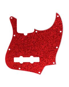 D'Andrea Pro Sparkle Pickguard for Fender Jazz/J-Bass - Red Sparkle, DPP-JB-RDS