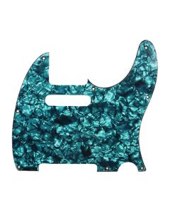 D'Andrea Pro Telecaster/Tele 8-Hole Guitar Pickguard - Aqua Pearl, DPP-TL-AQP