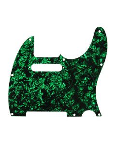 D'Andrea Pro Telecaster/Tele 8-Hole Guitar Pickguard - Green Pearl, DPP-TL-GRP