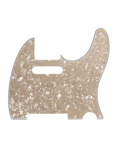 D'Andrea Pro Telecaster/Tele 8-Hole Guitar Pickguard - Vintage Pearl, DPP-TL-VNP