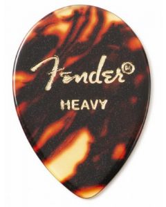 Fender 354 Classic Celluloid Guitar Picks - SHELL, HEAVY - 12-Pack (1 Dozen)