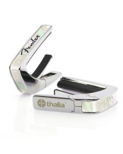 Thalia X Fender Guitar Capo - Chrome, Mother of Pearl w/ Black Spaghetti Logo