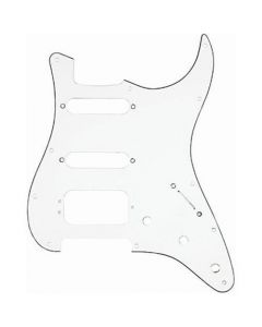 Genuine Fender H/S/S, 11-Hole Fat Strat/Stratocaster Pickguard, 3-Ply - WHITE