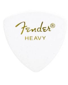 Fender 346 Classic Celluloid Guitar Picks - WHITE - HEAVY - 72-Pack (1/2 Gross)