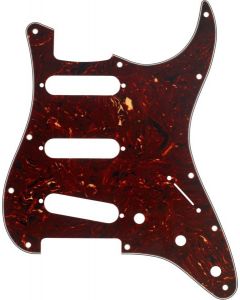 Genuine Fender Stratocaster/Strat 3-Ply 11-Hole Guitar Pickguard, TORTOISE SHELL