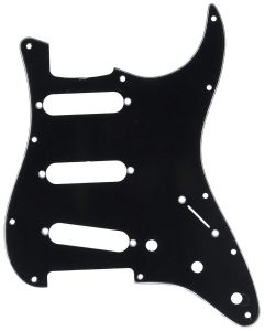 Genuine Fender Vintage Pickguard 62' Stratocaster/Strat 11-Hole, Black 3-Ply