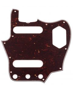 Genuine Fender Pickguard for '65 Jaguar - 10-Hole 4-Ply BROWN TORTOISE SHELL