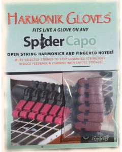 Spider Capo Harmonik Gloves/Mutes (6) String Harmonics Attachment for SpiderCapo