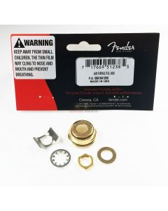 Genuine Fender Telecaster/Tele Guitar Input Jack Ferrule Plate Cup - GOLD