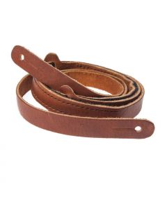 Henry Heller Bluegrass Leather Mandolin Strap, Brown