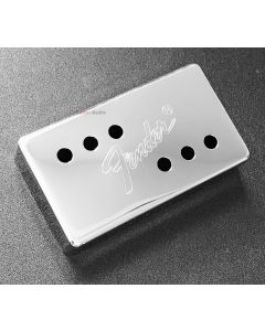 Genuine Fender 72' Tele Telecaster Humbucker Pickup Cover - CHROME with LOGO