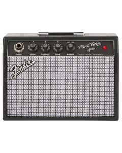 Fender Mini '65 Twin Portable Guitar Amp, Battery Powered, Two 3" Speakers