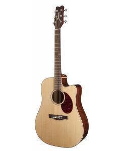 Jasmine JD37CE-NAT Solid-Top Dreadnought Acoustic-Electric Guitar