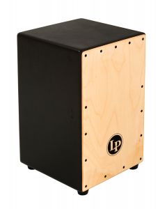 Latin Percussion LP1426 Adjustable Cajon Drum - Black Finish w/ Birch Wood Plate