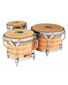 LP Latin Percussion Generation III Triple Wood Bongos Set